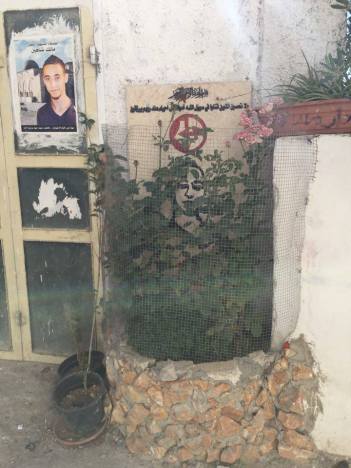 Memorial for young man killed in Dheisheh